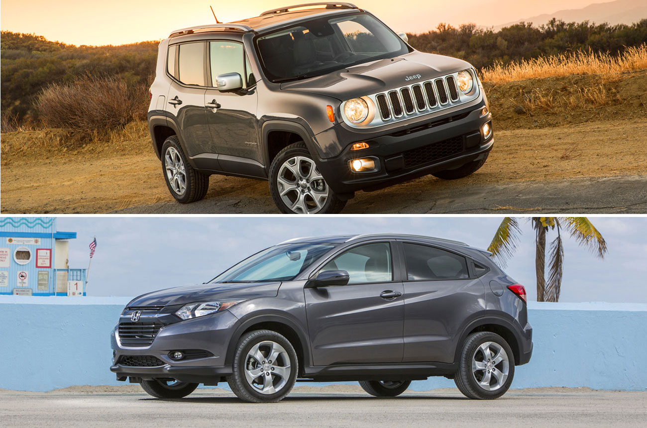 Comparativa SUVs Jeep Renegade vs Honda HRV
