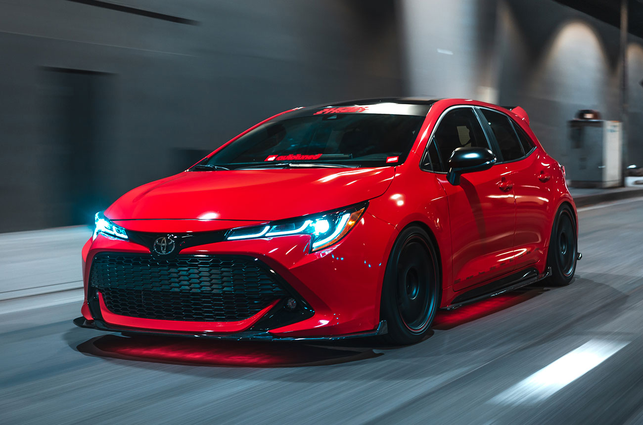 Cinco versiones del Toyota Corolla en Las Vegas