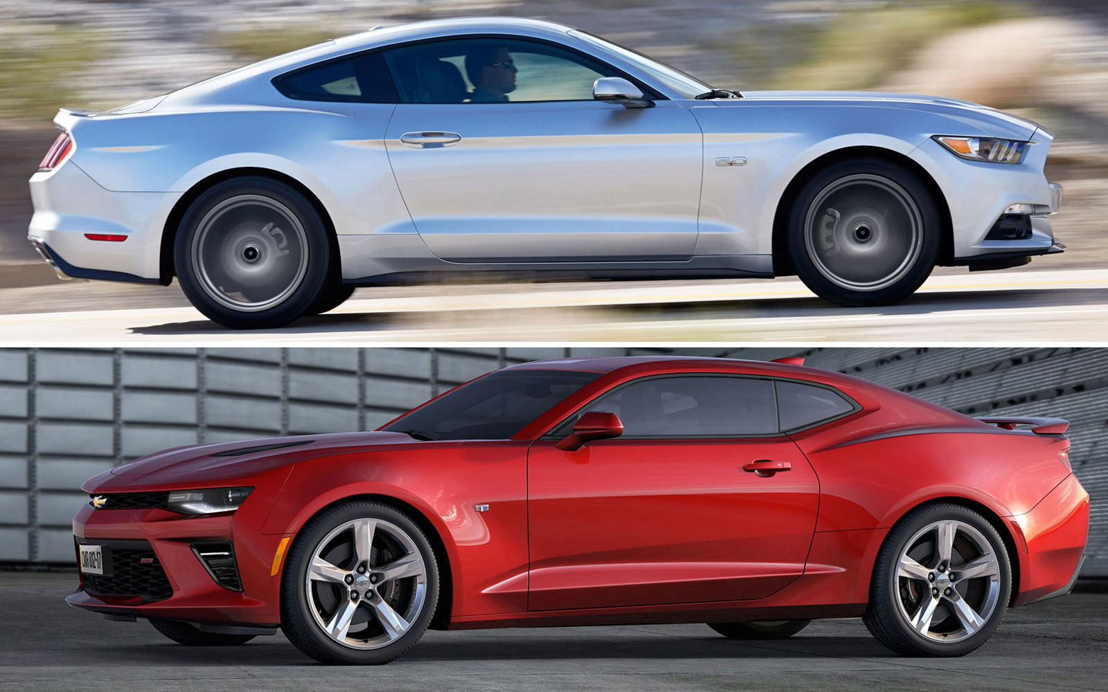 El Chevrolet Camaro y el Ford Mustang se enfrentan