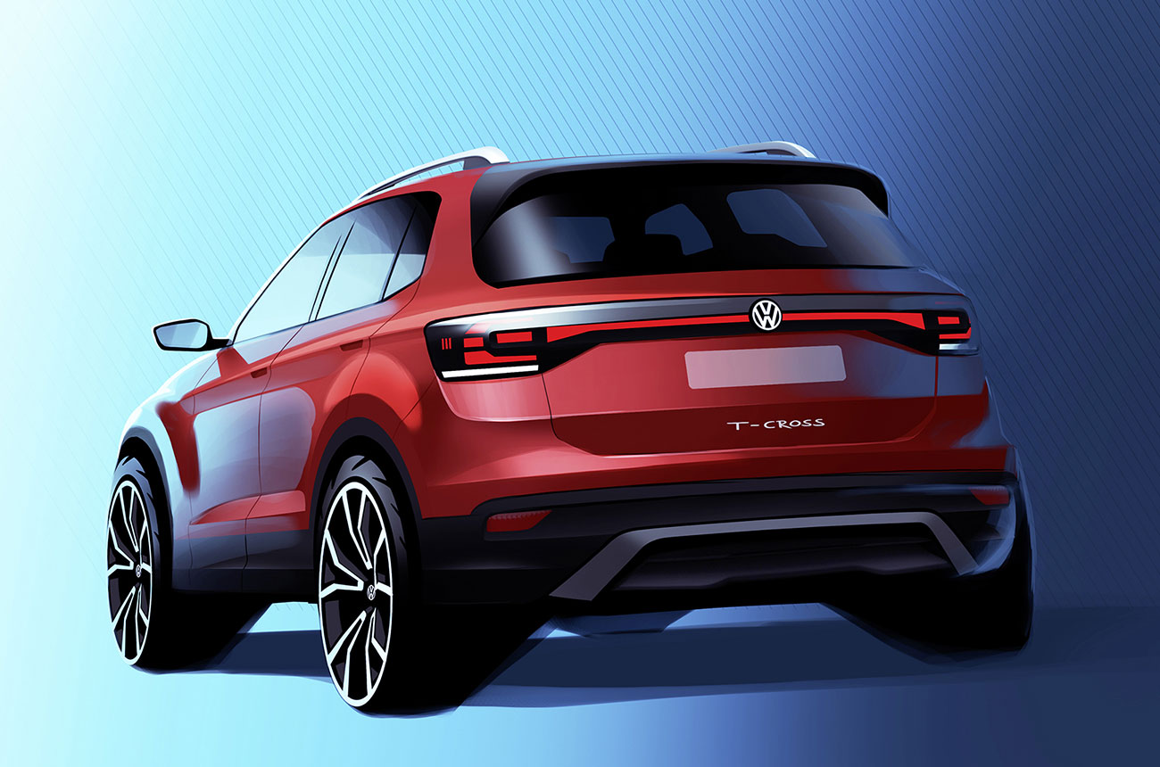 La Volkswagen T Cross Muestra Su Interior Conduciendo Com